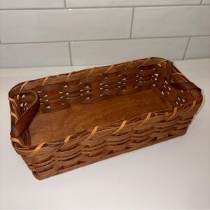 Handcrafted Brown Woven Basket